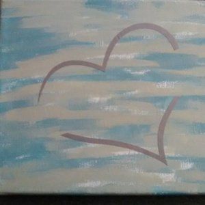 Broken Wings Sea Scape Art Canvas